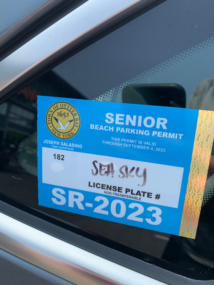 New Town of Oyster Bay beach stickers draw ire for seniors Herald Community Newspapers www